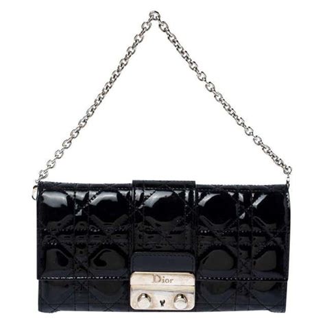 prix pousette dior|Patent leather clutch bag Dior Black in Patent leather .